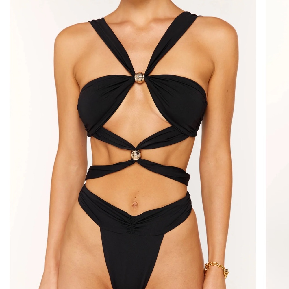 ALT Swim Black Cutout Swimsuit